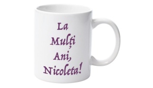Cană personalizatǎ nume Nicoleta