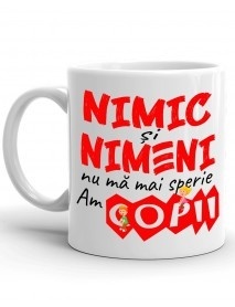 Cană personalizatǎ "am copii"