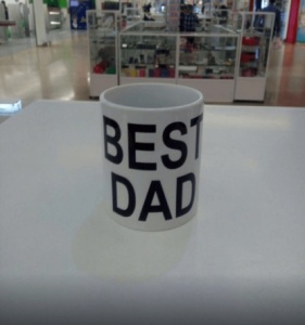 Cană personalizatǎ "best dad"