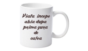 Cană personalizatǎ "cafea"