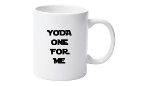 Cană personalizatǎ "yoda"