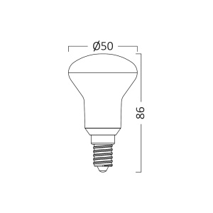 BEC LED 6W R50 6500K 530LM E14 - Img 4