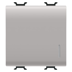Comutator bidirecțional 1P 250V c.a. - 16AX iluminat - cu difuzor - 2 module - bej Gewiss GW13072