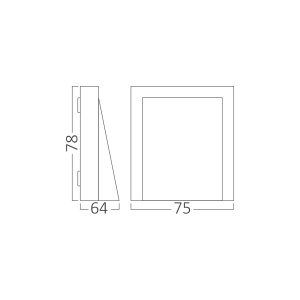 CORP LED PT, 1x6W, 600lm, 3in1, VEKTA-C WL.1 GRI IP65 - Img 6