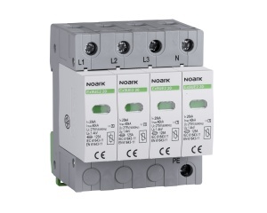 Dispozitive de protecție la supratensiune Ex9UE, clasa 2 ( C ), In=20 kA, Uc=275 VAC, 4 poli Noark 103357
