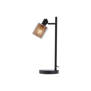 LAMPA DE MASA S008T-1H-1xE14-SLV STICLA - Img 3