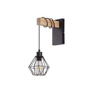 LAMPA DE PERETE D002W-1H-1xE27-WDN - Img 3
