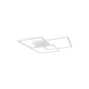 LUSTRA LED 80W CRYSTAL-3IN1-telecomanda-DIM-ALB - Img 4