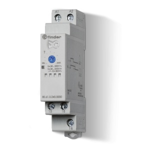 Modular timers Nr.contacts: 1 Contacts configuration: CO (A): 8 A. Coil version: AC/DC Finder 806102400000