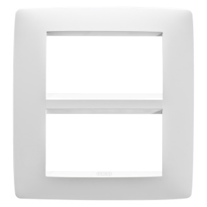 O placă - DIN tehnopolimer vopsit - 8 module - alb satinat - Chorusmart Gewiss GW16108VW