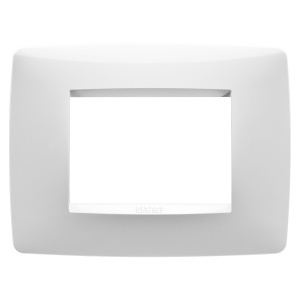 O placă - în tehnopolimer - 3 module - alb - Chorusmart Gewiss GW16103TB