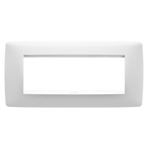 O placă - în tehnopolimer - 6 module - alb - Chorusmart Gewiss GW16106TB