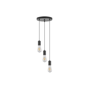 PENDUL G006R-3H-3xE27 NEGRU - Img 3