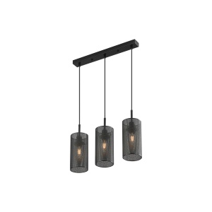 PENDUL LINIAR W002S-3H-3xE14-NEGRU WIRING