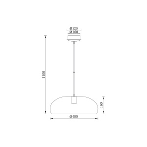 PENDUL P007R-1H-1xE27-ALB - Img 4
