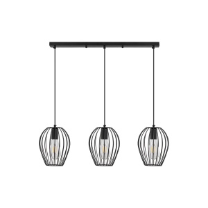 PENDUL W005S-3H-3xE27-METAL NEGRU - Img 3
