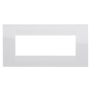 Placă geo - în tehnopolimer - 6 module - alb - Chorusmart Gewiss GW16406TB