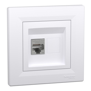 Priza date RJ45 cat5e STP alb Schneider Asfora EPH5000121