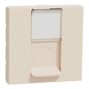 Priza RJ45, CAT5 UTP, 2m, bej Schneider New Unica NU341144