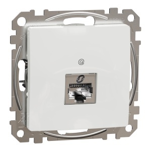 Priza RJ45 Cat5E STP alb Schneider Sedna Design & Elements SDD111451S