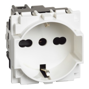 Priza std ger-ita 10/16A alb Bticino Living Now KW4140A16