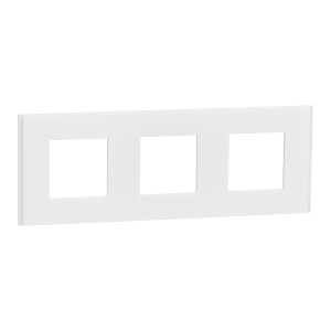 Rama Unica DecoM 3post, Alb translucid Schneider New Unica NU600679