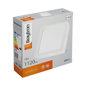 SPOT LED PATRAT PT 12W 1120lm 6500K ALB IP40 - Img 5
