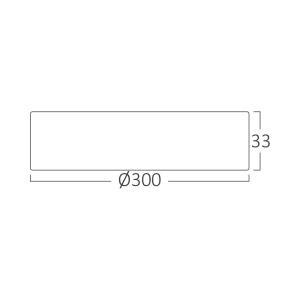 SPOT LED ROTUND PT 24W 2400lm 6500K ALB D:300MM IP40 - Img 6