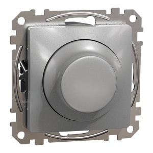 Variator rotativ LED RC, alu Schneider Sedna Design & Elements SDD113501