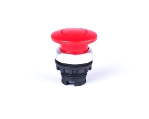 Buton ciupercă, 40 mm, cu revenire, roşu Noark 105637
