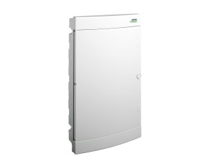 Cofret de distributie din plastic, montare incastrata, usa alba, IP40, 3 rânduri, 3x12 module Noark 101522