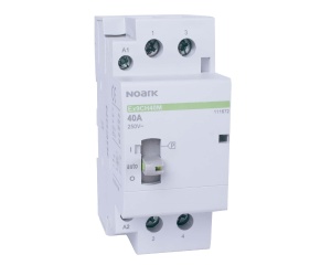 Contactor modular si cu comutare manuala , 63A , 220-240V AC, 2 NO contacte Noark 111693