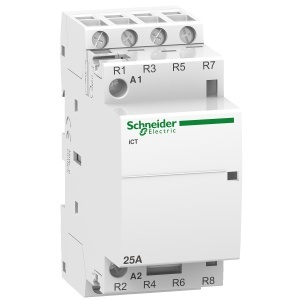 ICT 25A 4NC 220...240Vca 50HZ CONTACTOR Schneider Acti9 iCT A9C20837