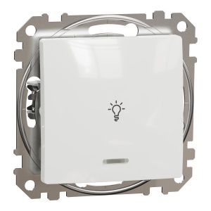 Intr. rev. 10A LED loc albas+s. lum.,alb Schneider Sedna Design & Elements SDD111132L