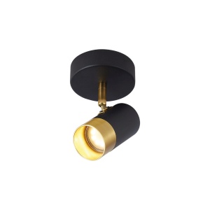 LAMPA DE PERETE G002C-1H-1xGU10-AURIU-NEGRU
