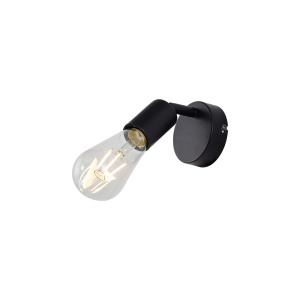 LAMPA DE PERETE G003C-1H-1xE27-NEGRU
