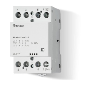 Modular contactors Contacts configuration: 4NO Contact Material: AgSnO2 Rated operating Finder 226402304310