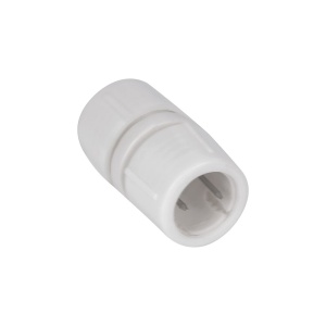 MUFA DE IMBINARE LINIARA PT TUB LUMINOS 2CANAL D11mm ALB 2BUC/PAC