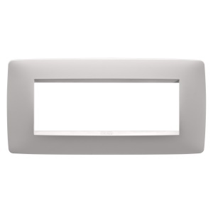 O placă - DIN tehnopolimer vopsit - 6 module - bej natural - Chorusmart Gewiss GW16106VL