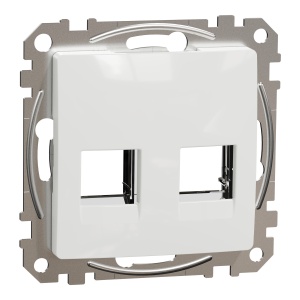 Placa TRANSPARENT RJ45, alb Schneider Sedna Design & Elements SDD111442C
