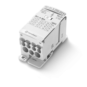 Power distribution blocks Core cross section: 95 mm². Number of poles: 12 With seal head: Finder 9D0152500111