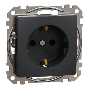 Priza 2P+E obt, fara surub, antr Schneider Sedna Design & Elements SDD114022