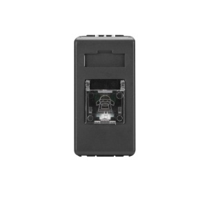 Priză telefonică - RJ11 - 2 perechi - pereche răsucită - terminale înșurubate - 1 modul Gewiss GW21251