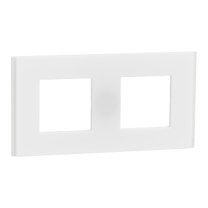 Rama Unica DecoM 2post, Alb translucid Schneider New Unica NU600479