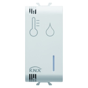 Senzor de umiditate/temperatură - KNX - 1 modul - alb - Chorusmart Gewiss GW10799H