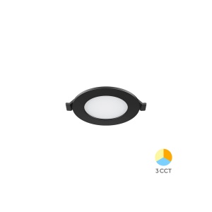 SPOT LED ROTUND ST 3W 3INC-NEGRU 3in1