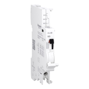 Acti9, Aux SD 0.1-6A, conexiune pe jos Schneider Acti9 indication and tripping auxiliaries A9N26907
