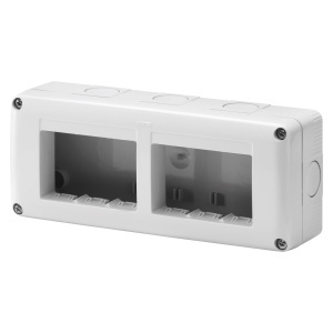 Carcasă protejată pentru dispozitivele sistemului - multiplu orizontal - 6 circuite Gewiss GW27005