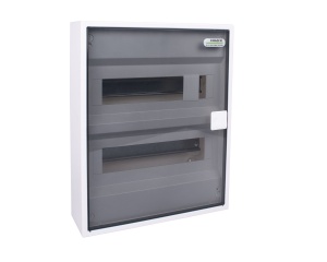 Cofret de distributie din plastic, montare aparenta,IP40, 24 module Noark 107275