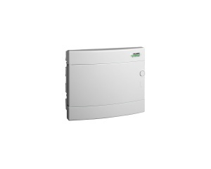 Cofret de distributie din plastic, montare incastrata, usa alba, IP40, 1 rând, 12 module Noark 101518